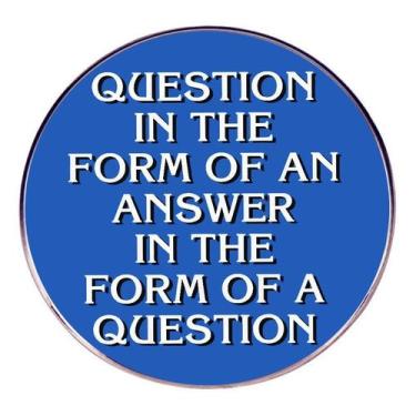 Imagem de Citação engraçada de Brooch Pins Pergunta na forma de uma resposta - y