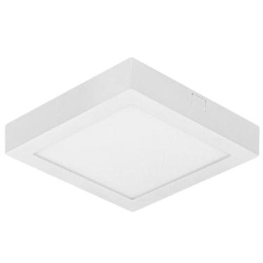 Imagem de Painel LED Quadrado de Sobrepor Stella Eco 12W - Luz Branco Quente 3000K para Ambientes Aconchegantes e Modernos