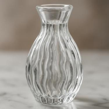 Imagem de Vaso Decorativo De Vidro Transparente, Adequado Para Flores Pequenas — Ideal Para Salas De Estar Modernas, Mesas De Jantar E DecoraçãO De EscritóRios.