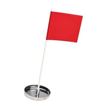 Imagem de Colaxi Mini bandeira de golfe para treino de golfe, conjunto de bandeira de pino e copo para buraco de golfe, ideal para golfe em ambientes internos e