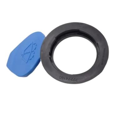 Imagem de Tampa de lavadora de para-brisas para Volvo para Xc40 Xc60 Xc90 32274160 Tampa do reservatório de fluido do carro Tampa da garrafa do tanque da arruela do para-brisa (azul 2)