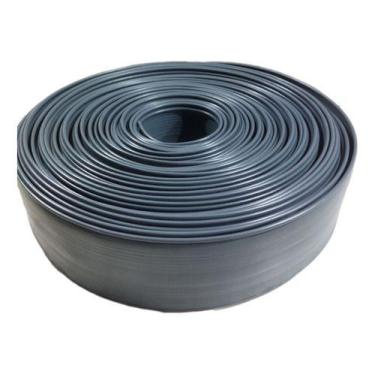 Imagem de Limitador Grama Cinza 50 Metros por 10 Centimetros Fita PVC - Wlplast