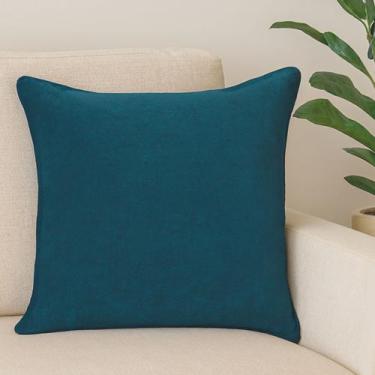 Imagem de Capa de almofada boucle azul marinho 50x50 - CIA DAS ALMOFADAS