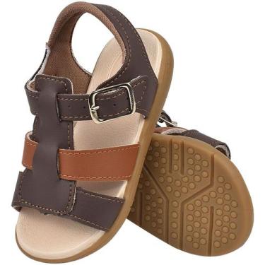 Imagem de Papete Infantil Masculina Sandalia Menino Casual Fivela - Mimoflex, Ma