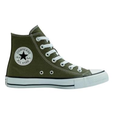 Imagem de Tênis Converse All Star Casual Hi 2 - Cano Médio, Casual, Dia a dia, Moda, Original. (Verde Oliva, BR, Adulto, Numérico, 44)