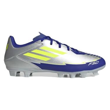 Imagem de Chuteira Campo Adidas F50 Club Messi Silver Metal/solar Yellow/lucid Blue Ih0916 36