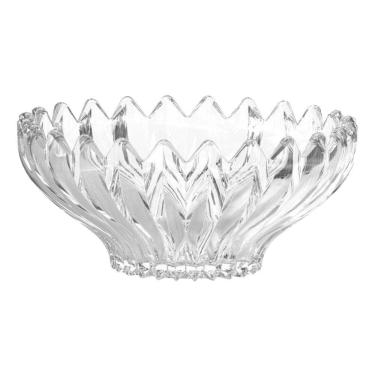 Imagem de Taça De Sobremesa Bowl Vidro Transparente Brazilia 300ml 14cm Sorvete Açaí Em Casa Tem