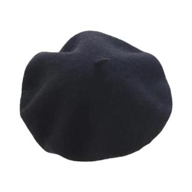 Imagem de Boina Vintage Feminina De Inverno, Chapéu Casual Quente Para Meninas -