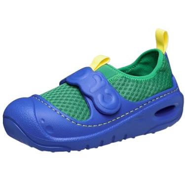 Imagem de Crocs Tênis aquático esportivo Swiftwater Splash infantil, Green Ivy, 25