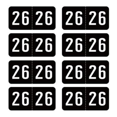 Imagem de Adesivos de ano de 2026, adesivos de gráfico Doctor Stuff 2026/etiquetas de arquivos médicos/etiquetas de gráficos de pacientes/itens essenciais para professores/guia de pastas de arquivos - 500 peças