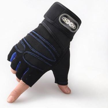 Imagem de Luvas de treino para homens e mulheres – Luvas de exercício confortáveis para levantamento de peso, academia, treinamento e ciclismo, respiráveis e ajuste confortável