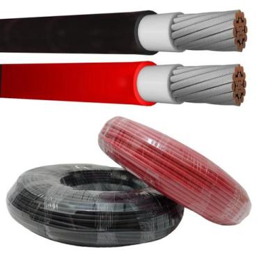 Imagem de Cabo Solar Fotovoltaico 6mm  15m Preto + 15m Vermelho - KING SOLAR