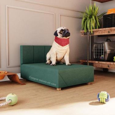 Imagem de Cama Box PET Cachorro ou gato 60 cm cor Azul - JM Casa dos Moveis