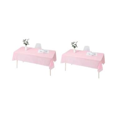 Imagem de Toalha De Mesa Plástica Reutilizável 137x183cm Livre De BPA Para Janta