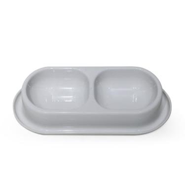 Imagem de Bacia para Comida Animais de Estimação Sem Derramamento Conjunto Bacias e Água Gatos Cães Bebida Grande Capacidade Design Prático Construção Multiuso Fácil Manter Pets Pequenos Médios