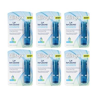 Imagem de Blistex Lip Infusions Hydrate Hidratante Labial 0,13 Onças (Pacote Com 6)