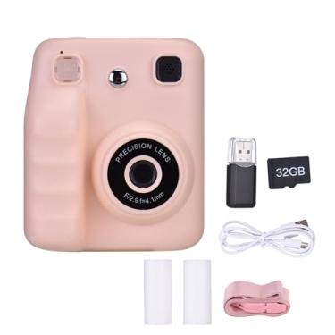 Imagem de Vroomoto Câmera de Impressão Instantânea para Crianças, Câmera Digital de Vídeo de 48mp Com Papel de Impressão e Cartão de 32g, Diversão Criativa, Crianças de 3 a 14 Anos (Rosa)