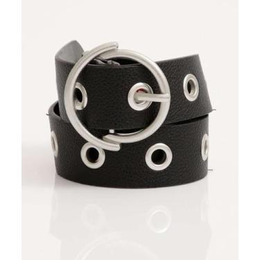 Imagem de Cinto Feminino Fivela Marisa Preto-82049, Preto, G