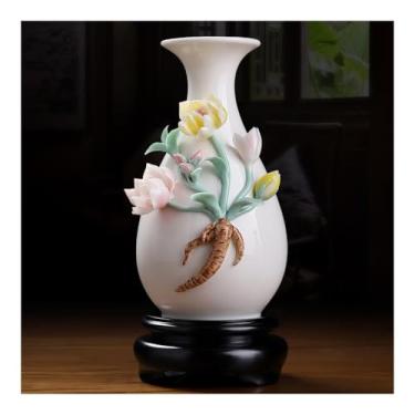 Imagem de Vaso de cerâmica, ornamentos de flores, sala de estar, arranjo de flores, decoração de quarto, vasos de flores