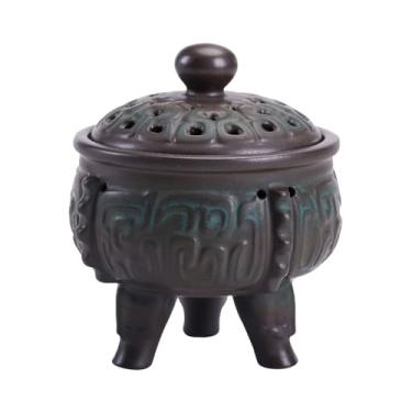 Imagem de Queimador de incenso de cerâmica para uso doméstico, queimador de sândalo, bobina de incenso de madeira de ágar, ornamentos de cerimônia de chá, suporte para queimador de incenso