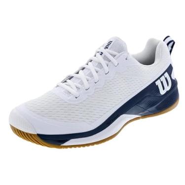 Imagem de WILSON Tênis masculino Rush Pro 4.5, Blazer azul marinho branco, 12