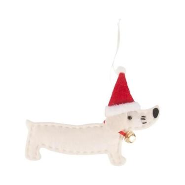Imagem de Pingente De Natal Em Forma De Cachorro Salsicha, Decoração Para Festas