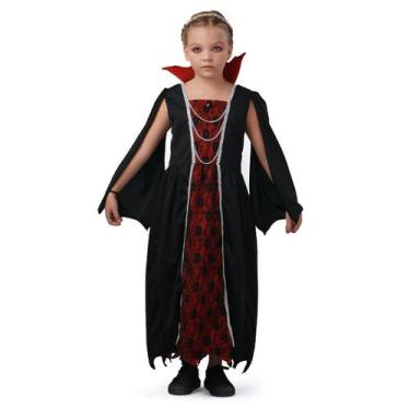 Imagem de Fantasia Vampira Vitoriana Infantil Halloween Abrakadabra - Diversos, 