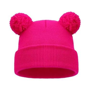 Imagem de Gorro De Malha Quente Para Bebês Meninos E Meninas, Acessórios Infanti