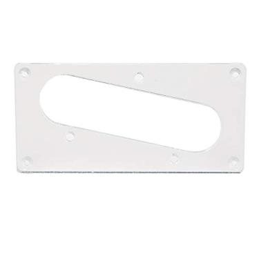 Imagem de SIWOTED Captador Quadro Acrílico Bobina Única Quadro Humbucker para Guitarra Baixo Instrumento Musical (Silver (GB409C))
