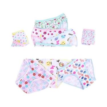 Imagem de Conjunto De Calcinhas De Algodão Para Meninas, Cuecas Curtas Para Cria