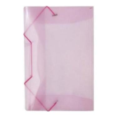 Imagem de Pasta com Aba Oficio Soft Polibrás - Rosa - Polibras