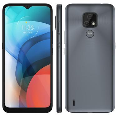 Imagem de Smartphone Motorola Moto E7 Cinza Metálico 32GB, 2GB RAM, Tela de 6.5”, Câmera Traseira Dupla, Android 10 e Processador Octa-Core