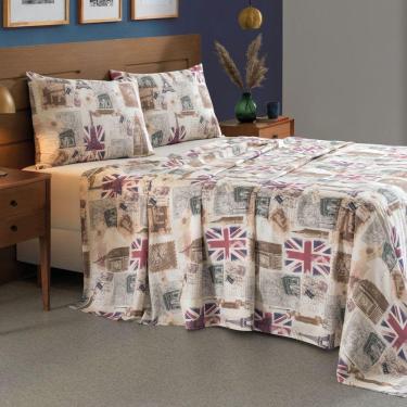 Imagem de Jogo De Lençol Prisma Casal 150 Fios - Viagem - Dohler