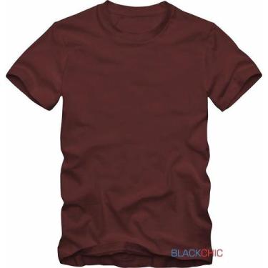 Imagem de Camiseta Masculina Lisa Básica Algodão Manga Curta Sem Estampa Cores E
