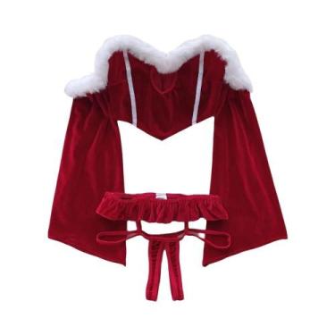 Imagem de Vestido Curto Vermelho Sexy E Justo Para O Natal, Lingerie Feminina, P