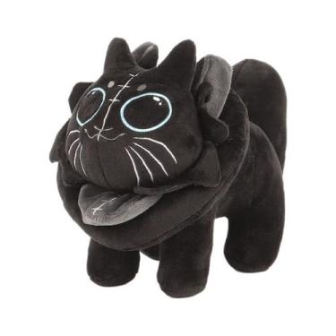 Imagem de Brinquedo de pelúcia Roblox Felifaux Preto 25cm - Taiyuanketanmaoyiyou