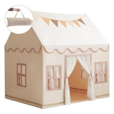 Imagem de Indoor Play Tent House, estilo nórdico, bege para crianças - Taiyuanke