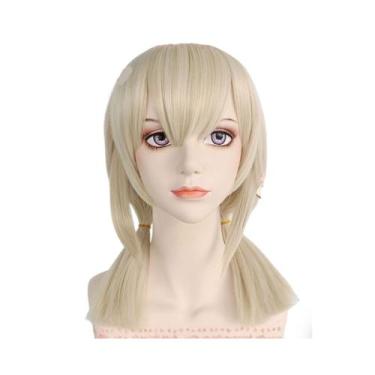 Imagem de Peruca de cosplay de anime Genshin Impact Klee para Halloween e festa 