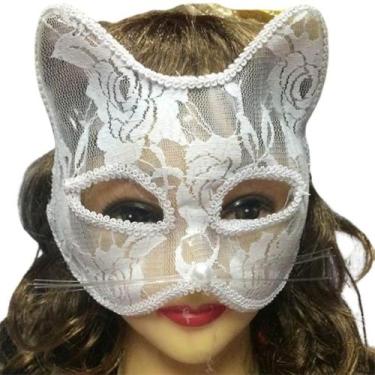 Imagem de Máscaras de festa bordadas de renda sexy com raposa e gato p - Gloome 