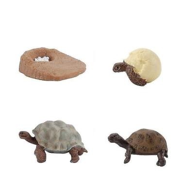 Imagem de Estatuetas de brinquedo modelo em miniatura de tartaruga para crianças