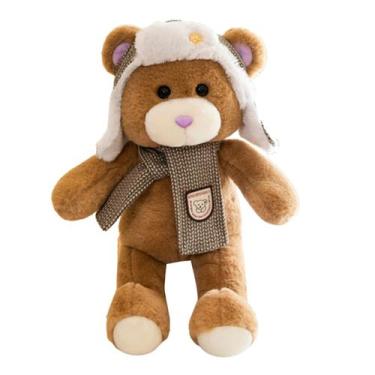 Imagem de Brinquedo de pelúcia Shxx Newborn Baby Cartoon Bear com chapéu de 30 c