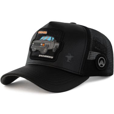 Imagem de Boné Sacudido`s - D20 - Couro Preto