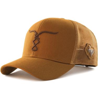 Imagem de Boné Bão Nu Mundo  - Touro  - Marrrom Ocre