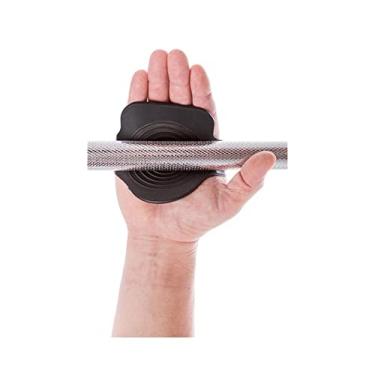 Imagem de Protetor Palmar para Mãos Musculação Emborrachado, Preto, 2 unidades, Prottector