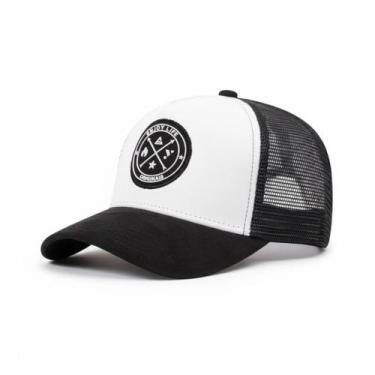 Imagem de Boné Trucker Retrô Hip Hop  Aba Curva Unissex Premium  Luke Sports Cor