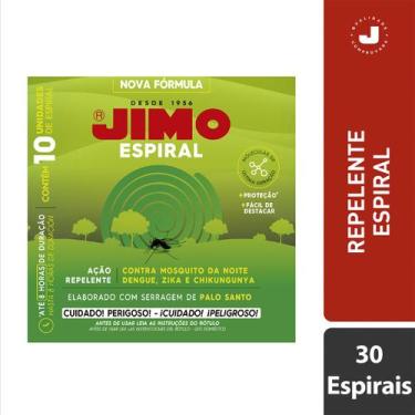 Imagem de Jimo Espiral Repelente Serragem De Palo Santo 30 Unidades Duração 8 Ho