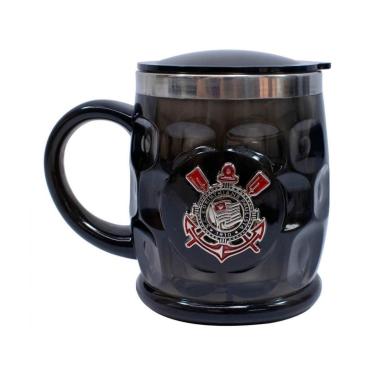 Imagem de Caneca Térmica Brasão Metal 500ml - Corinthians-Unissex