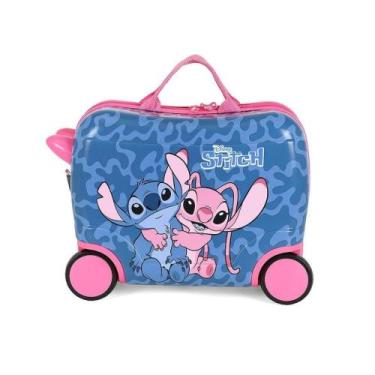 Imagem de Mala de Carrinho Luxcel Stitch e Angel Azul