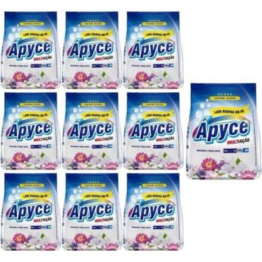 Imagem de kit com 10 unidades de sabão em pó Ápyce Multiaçao 800g - Ápyce Brasil