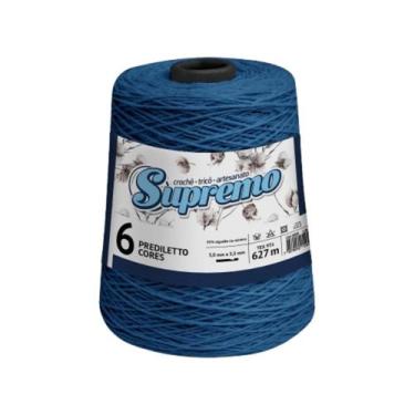 Imagem de Barbante Supremo Prediletto Cores Nº6 627 MT - Enovelar, 552 Azul Petr